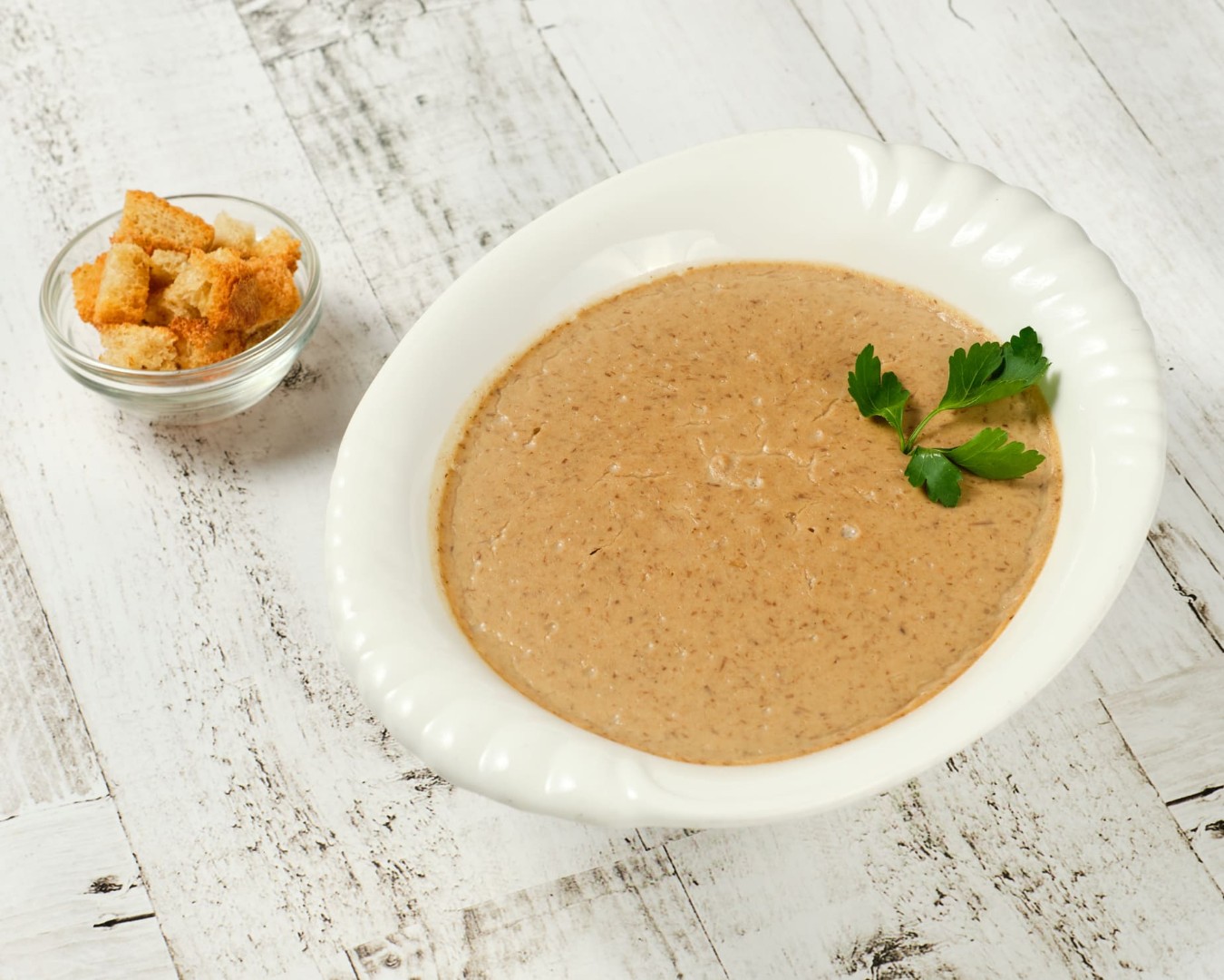 Крем-суп из шампиньонов и белых грибов, 300 г