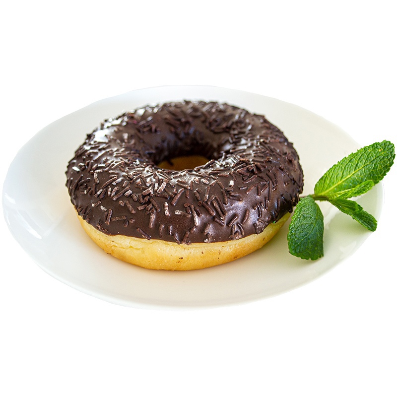 Донат с шоколадной начинкой